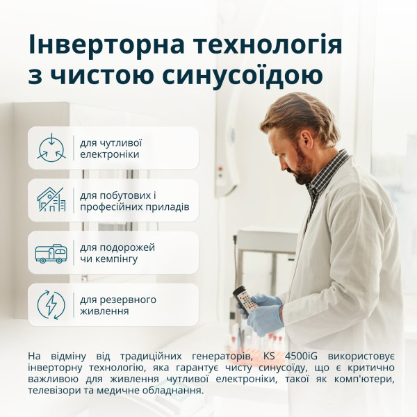 Генератор інверторний KS 4500iG — KS Shop
