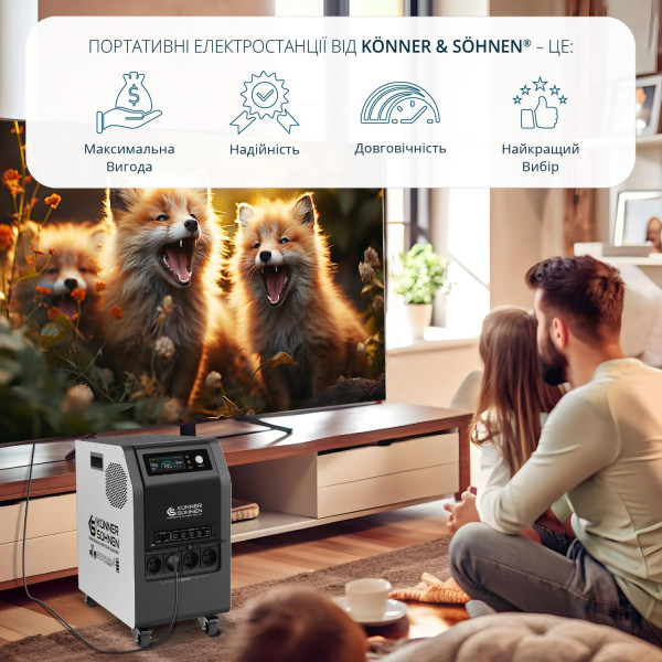 Портативна електростанція KS 3000PS — KS Shop