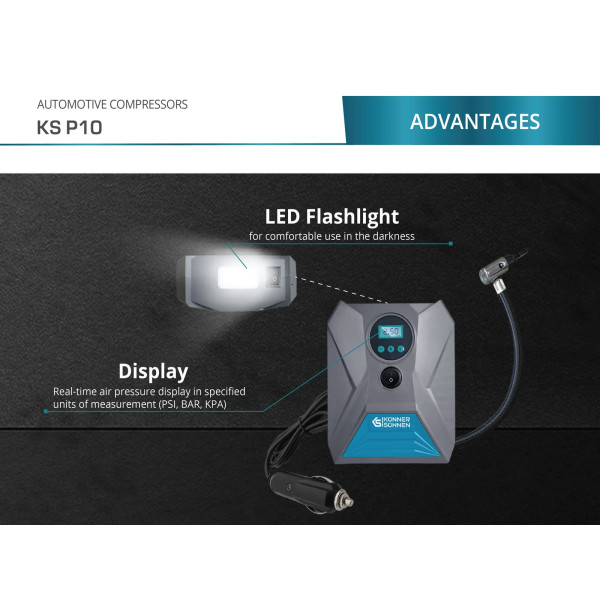 Автомобільний компресор KS P10 — KS Shop