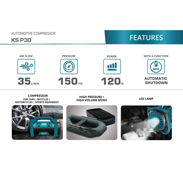 Повітряний компресор KS P30 — KS Shop