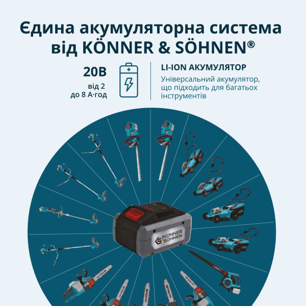 Тример садовий акумуляторний KS BCT-20V — KS Shop