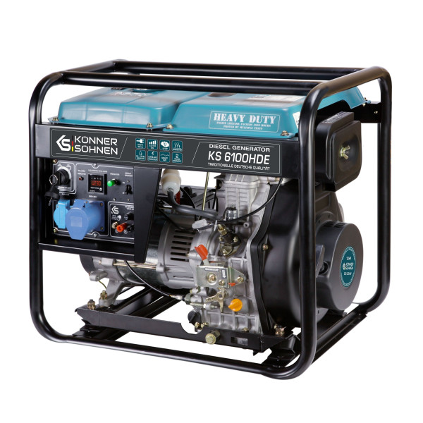 Дизельний генератор «Könner & Söhnen» KS 6100HDE (EURO V) — KS Shop