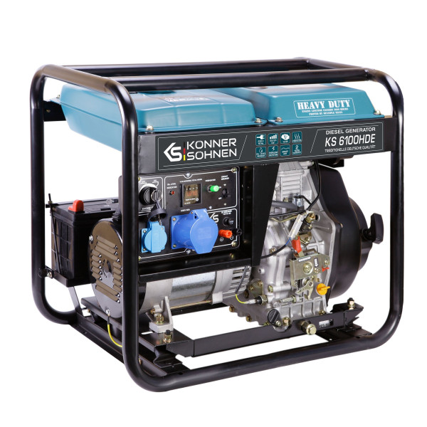 Дизельний генератор «Könner & Söhnen» KS 6100HDE (EURO V) — KS Shop