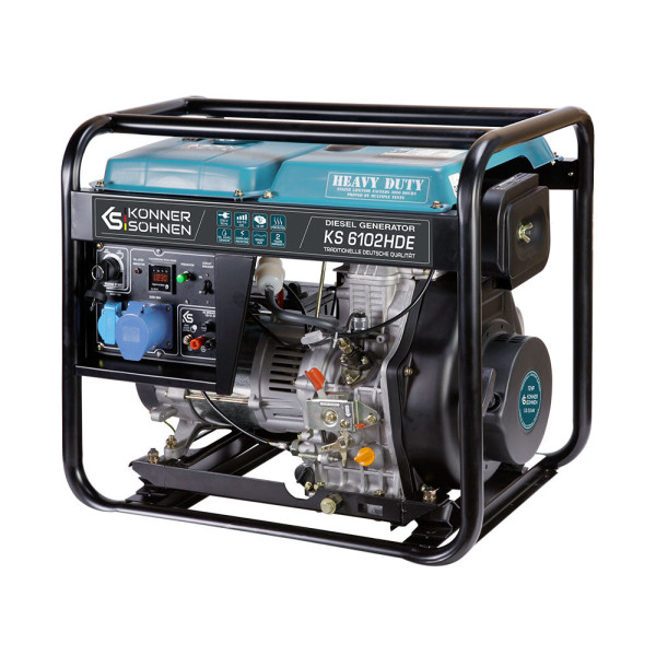 Дизельний генератор «Könner & Söhnen» KS 6102HDE (EURO II) — KS Shop