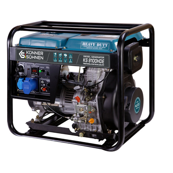 Дизельний генератор «Könner & Söhnen» KS 8100HDE (EURO V) — KS Shop