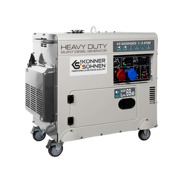 Дизельний генератор «Könner & Söhnen» KS 9200HDES-1/3 ATSR (EURO V) — KS Shop