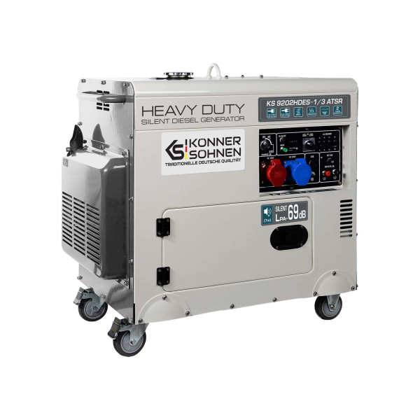 Дизельний генератор «Könner & Söhnen» KS 9202HDES-1/3 ATSR (EURO II) — KS Shop