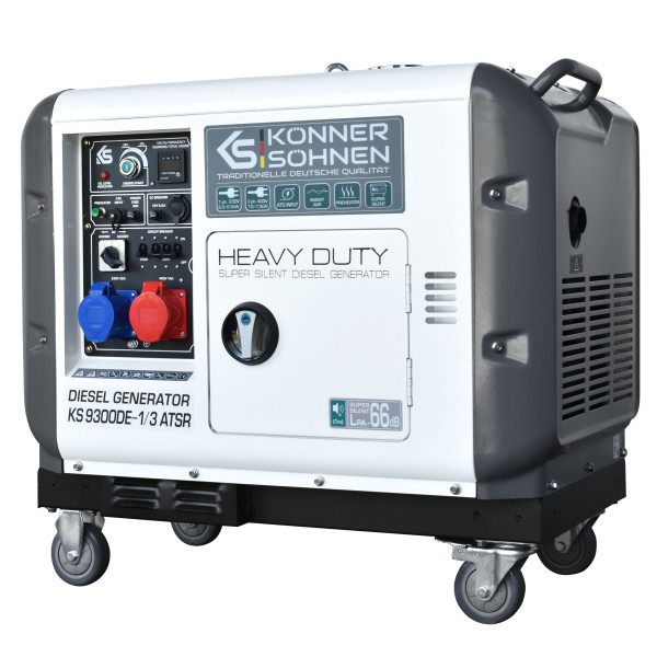 Дизельний генератор «Könner & Söhnen» KS 9300DE-1/3 ATSR (EURO V) — KS Shop