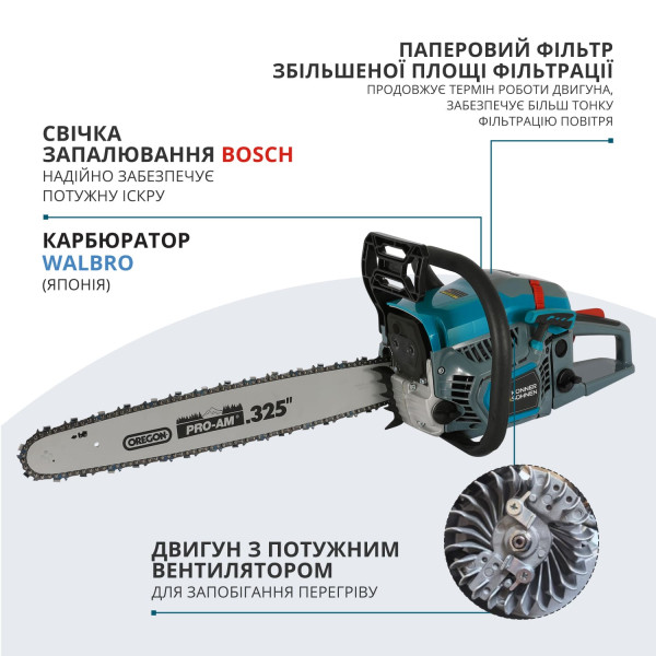 Бензинова пила KS CS31G-18-1 — KS Shop