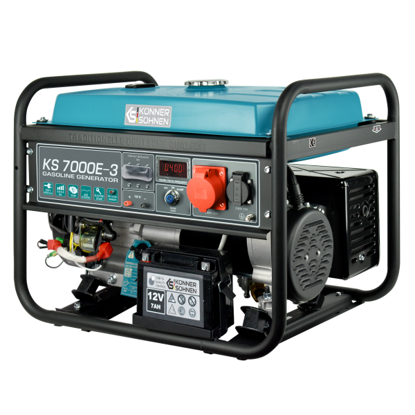 Бензиновий генератор «Könner & Söhnen» KS 7000E-3 — KS Shop