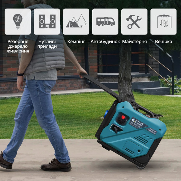 Інверторний генератор KS 6000iE S ATS — KS Shop