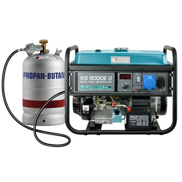 Генератор газобензиновий «Könner & Söhnen» KS 9000E G — KS Shop