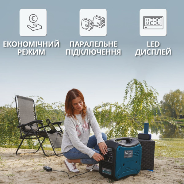 Інверторний газобензиновий генератор KS 2000iG S — KS Shop