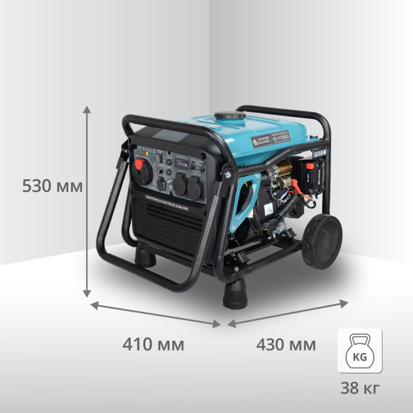 Інверторний газобензиновий генератор KS 4100iEG — KS Shop
