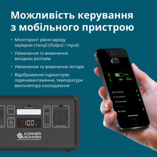 Портативна електростанція KS 500PS — KS Shop