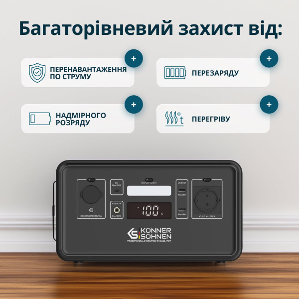 Портативна електростанція KS 500PS — KS Shop
