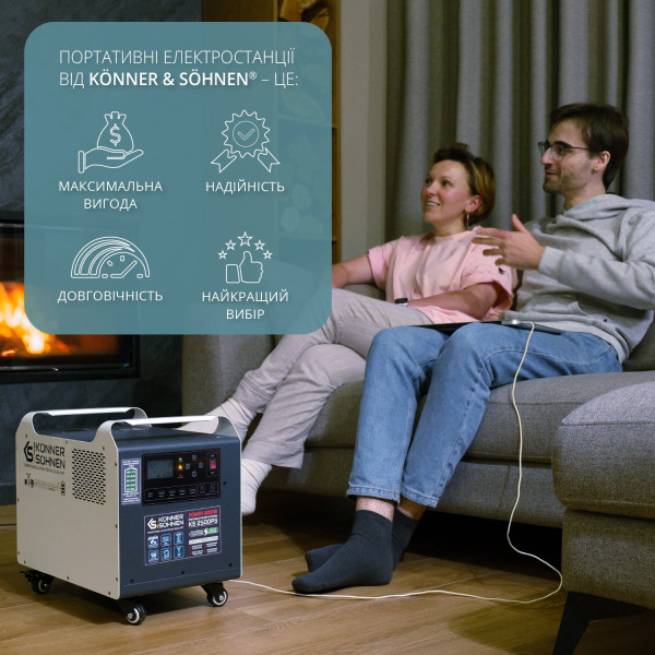 Потужна електростанція KS 2500PS — KS Shop